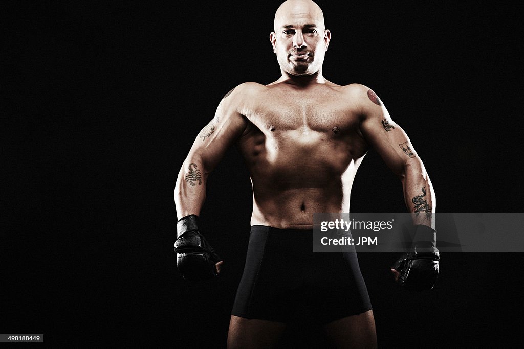 Mature man bodybuilding