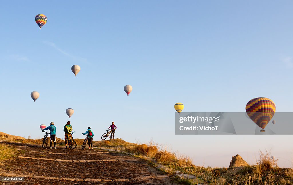 Bikes and balloons