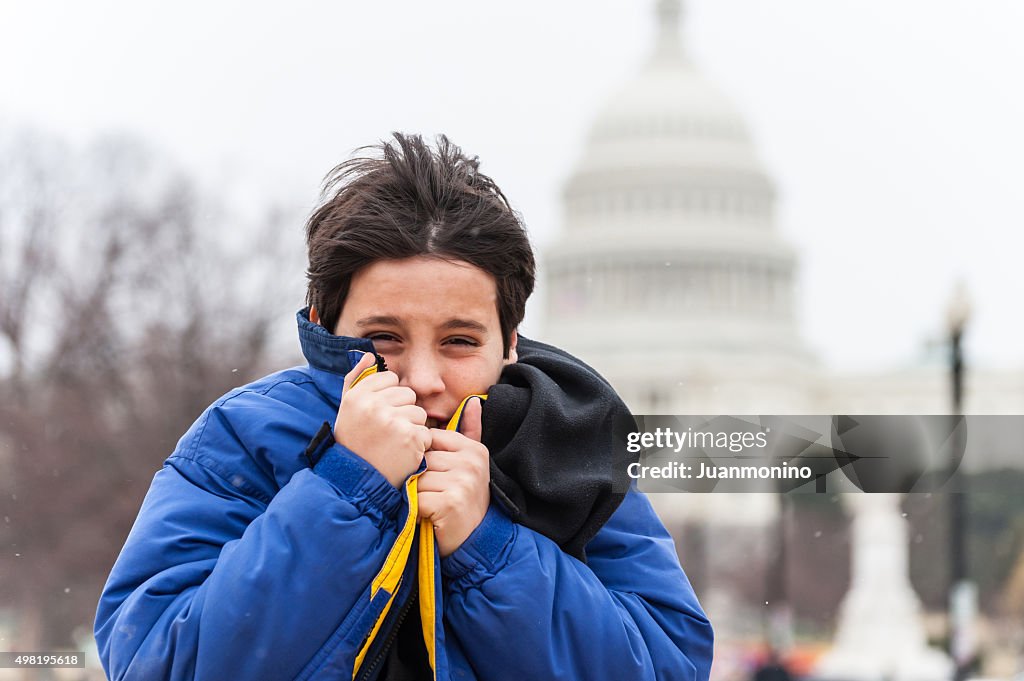 Very cold in Washington DC