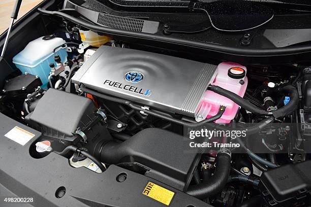 motor in fuel cell fahrzeug - brennstoffzelle stock-fotos und bilder