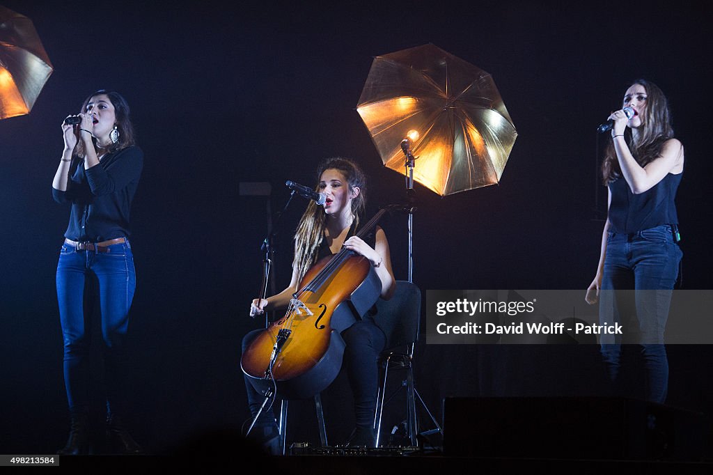 Christophe Willem Performs At L'Olympia In Paris