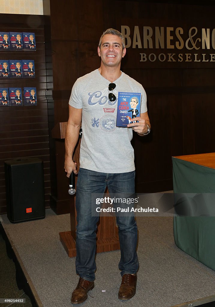 Andy Cohen Book Signing For "The Andy Cohen Diaries: A Deep Look At A Shallow Year"