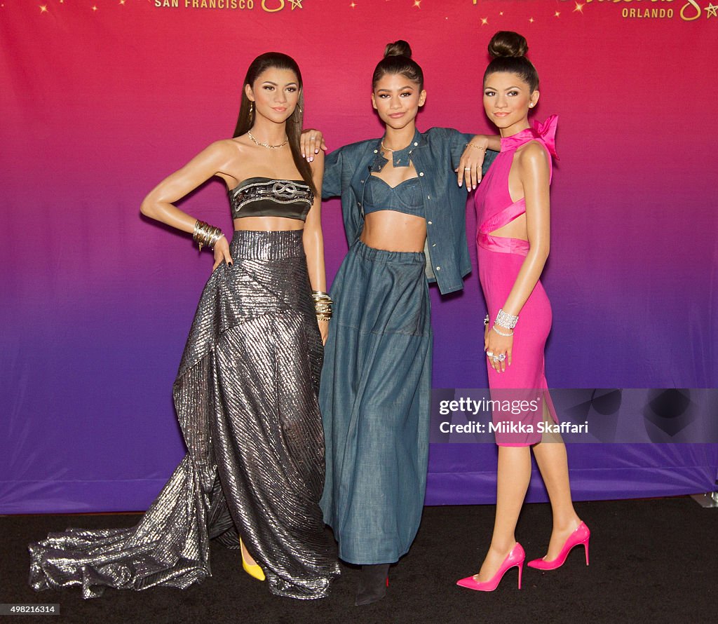 Zendaya Celebrates Unveiling Of Two New Figures For Madame Tussauds