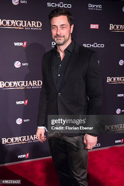 Marco Schreyl attends the 'Bodyguard - Das Musical' gala premiere at Musical Dome Koeln on November 21, 2015 in Cologne, Germany.