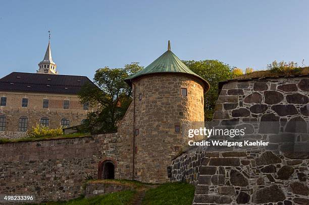 Akershus Fortress or Akershus Castle is a medieval castle that was built to protect Oslo, the capital of Norway.