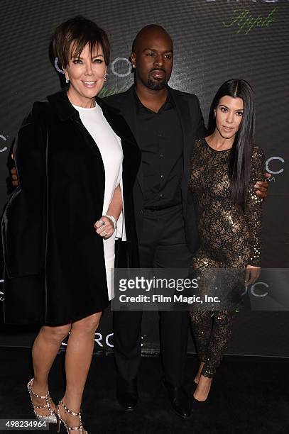 Personality Kris Jenner, Corey Gamble, and TV personality Kourtney Kardashian attend Sean "Diddy" Combs Exclusive Birthday Celebration Presented By...