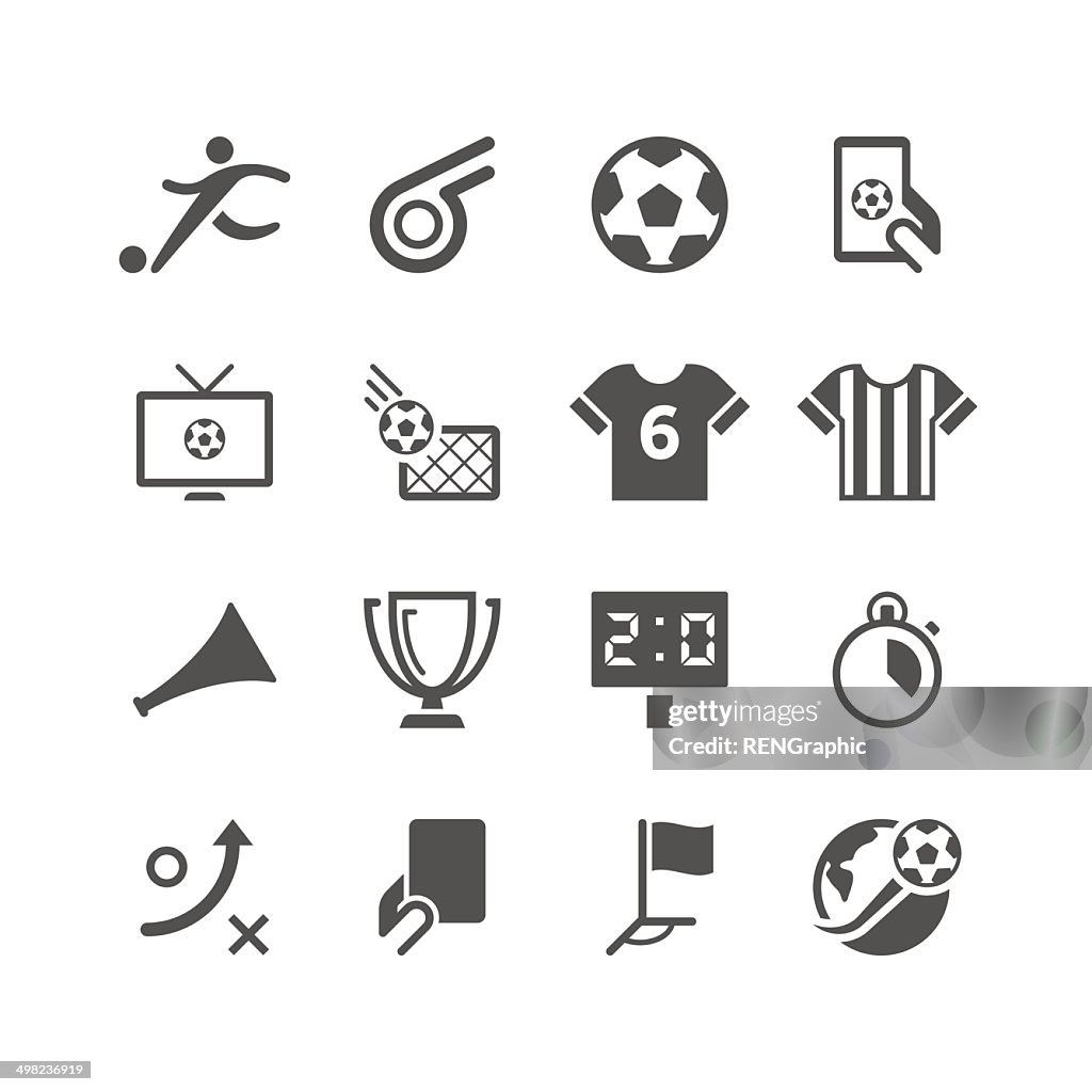 Fußball-Icon-Set/einzigartige Series