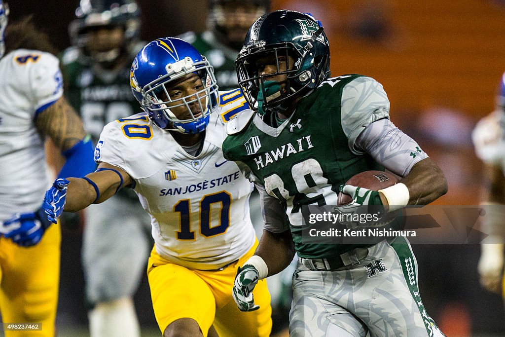 San Jose State v Hawaii