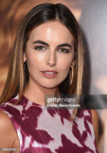 Camilla Belle arrives at the Premiere Of Focus Features' "The Danish Girl" at Westwood Village Theatre on November 21, 2015 in Westwood, California.