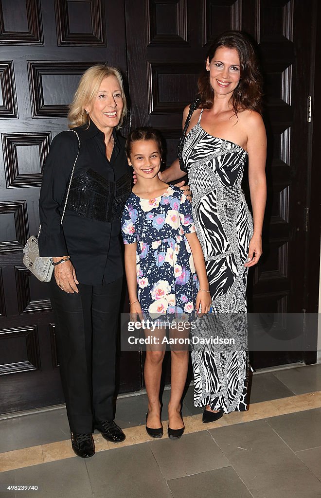 2015 Chris Evert/Raymond James Pro-Celebrity Tennis Classic Gala - Arrivals