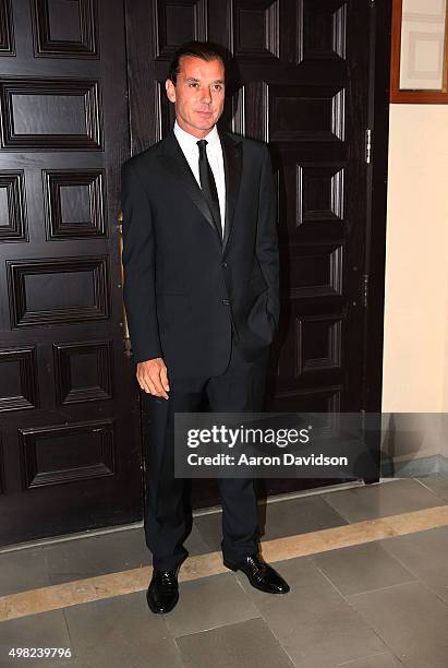 Gavin Rossdale participates in 2015 Chris Evert/Raymond James Pro-Celebrity Tennis Classic at Boca Raton Resort on November 21, 2015 in Boca Raton,...