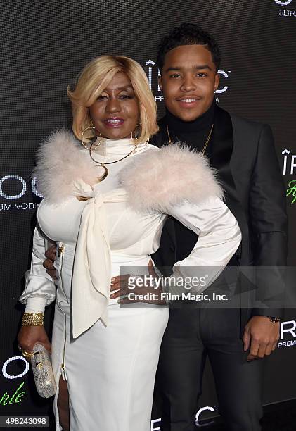 Janice Combs and Quincy Combs attend Sean "Diddy" Combs Exclusive Birthday Celebration Presented By CIROC Vodka on November 22, 2015 in Beverly...