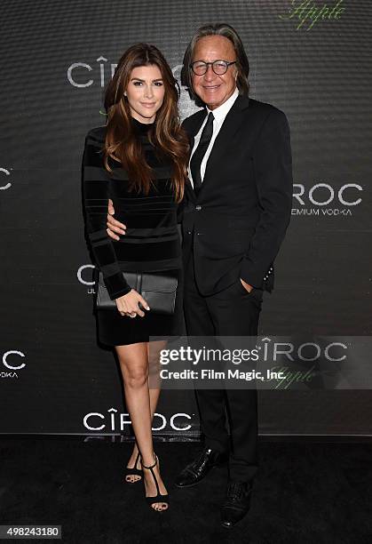 Shiva Safai and Mohamed Hadid attend Sean "Diddy" Combs Exclusive Birthday Celebration Presented By CIROC Vodka on November 22, 2015 in Beverly...