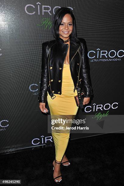 Christina Milian arrives at Sean 'Diddy' Combs Exclusive Birthday Celebration on November 21, 2015 in Beverly Hills, California.