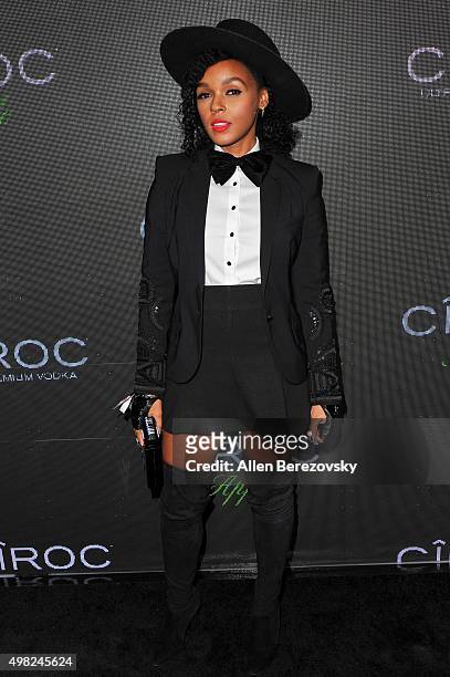 Recording artist Jenelle Monae attends Sean "Diddy" Combs' Exclusive Birthday Celebration on November 21, 2015 in Beverly Hills, California.