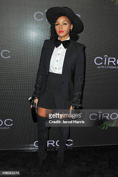 Janelle Monae arrives at Sean 'Diddy' Combs Exclusive Birthday Celebration on November 21, 2015 in Beverly Hills, California.