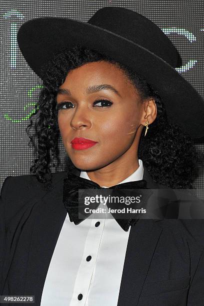 Janelle Monae arrives at Sean 'Diddy' Combs Exclusive Birthday Celebration on November 21, 2015 in Beverly Hills, California.