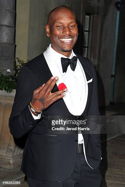 Tyrese Gibson arrives at Sean 'Diddy' Combs Exclusive Birthday Celebration on November 21, 2015 in Beverly Hills, California.