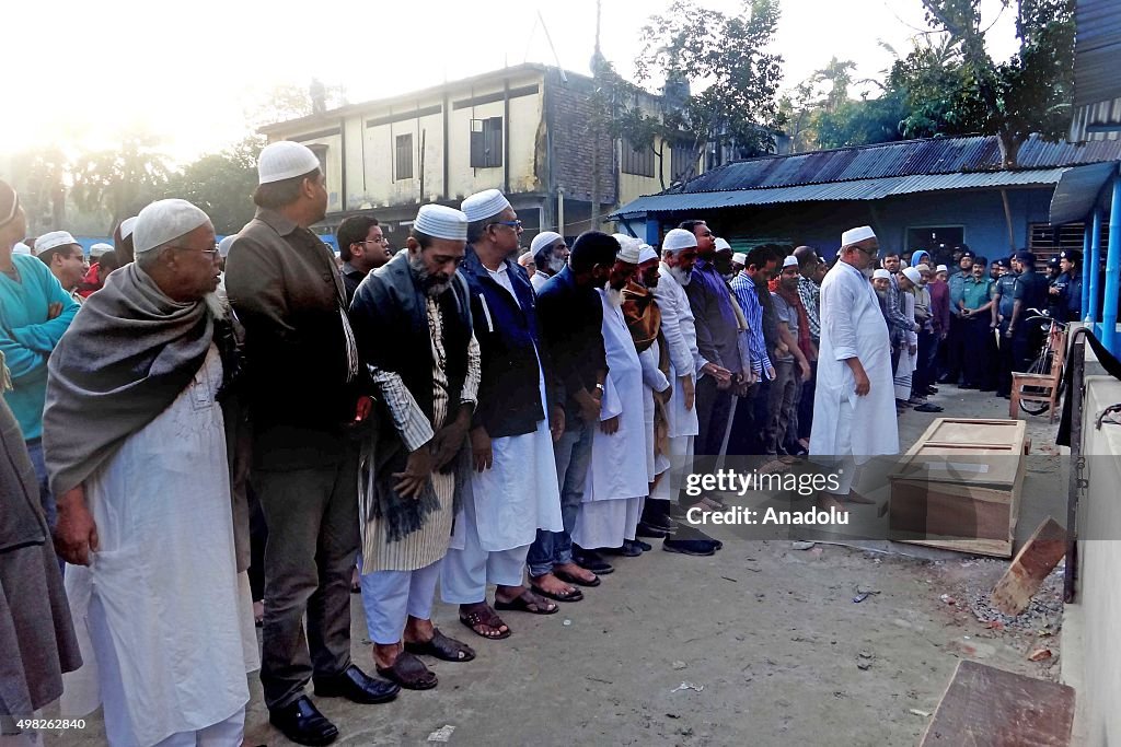 Funeral after Mujahid's execution in Bangladesh