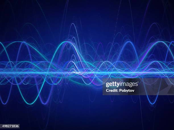 bildbanksillustrationer, clip art samt tecknat material och ikoner med sound wave - elektricitet