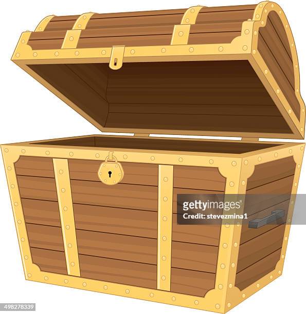 treasure chest - chest of drawers stock illustrations