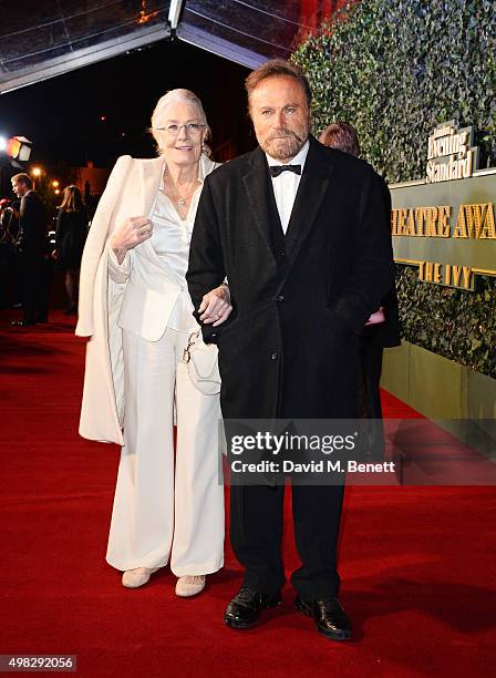 Vanessa Redgrave and Franco Nero arrive at The London Evening Standard Theatre Awards in partnership with The Ivy at The Old Vic Theatre on November...