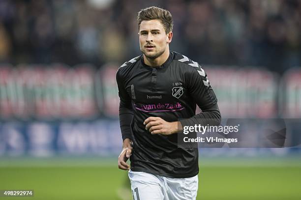 Andreas Ludwig of FC Utrecht during the Dutch Eredivisie match between NEC Nijmegen and FC Utrecht at the Goffert stadium on November 22, 2015 in...