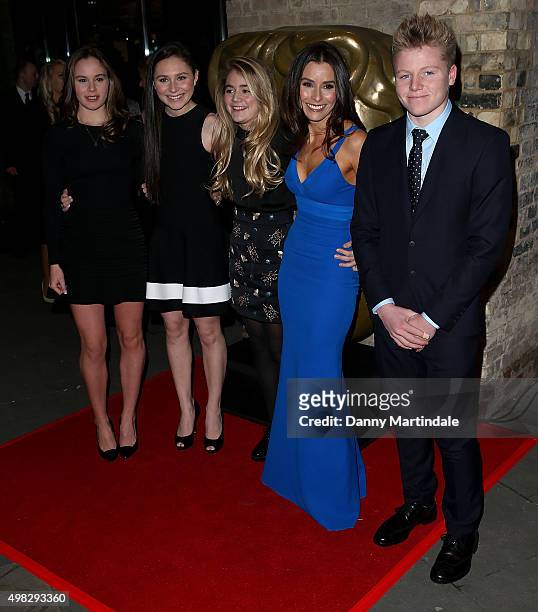 Tana Ramsay and her children Mathilda Elizabeth Ramsay, Megan Jane Ramsay, Holly Anna Ramsay, Jack Scott Ramsay attend the British Academy Children's...
