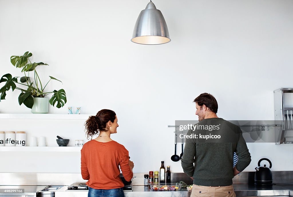 They love cooking together