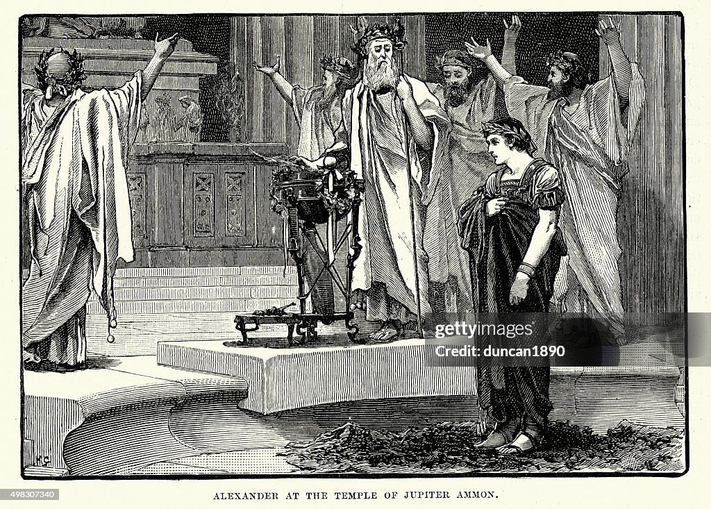 Ancient History - Alexander at the Temple of Jupiter Ammon