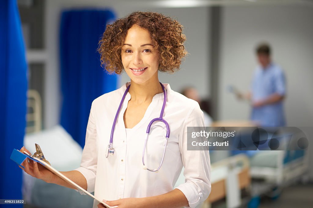 Portrait de femme médecin de l'hôpital