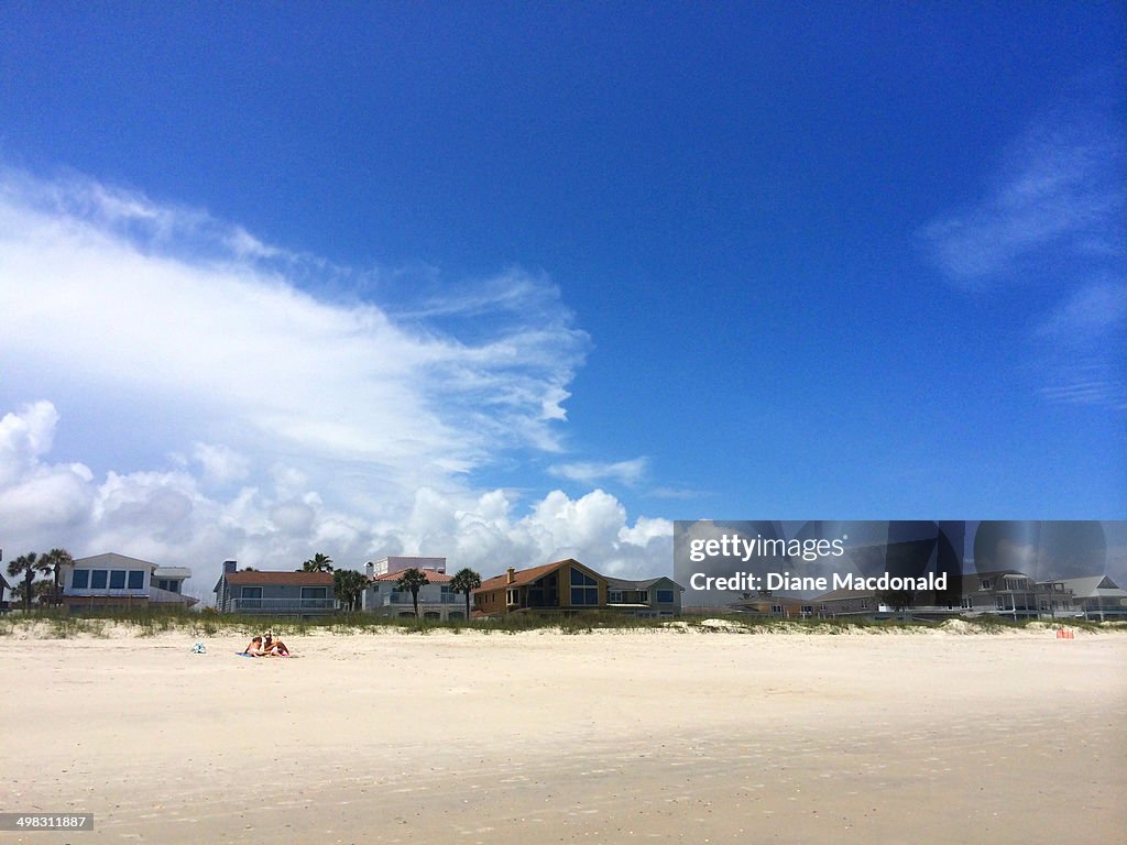 The beach at Jackssonville Beach, Florida