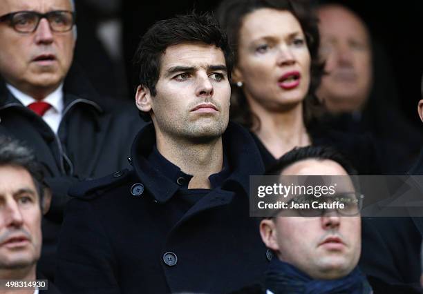 Yoann Gourcuff attends the French Ligue 1 match between Stade Rennais and Girondins de Bordeaux at Roazhon Park stadium on November 22, 2015 in...