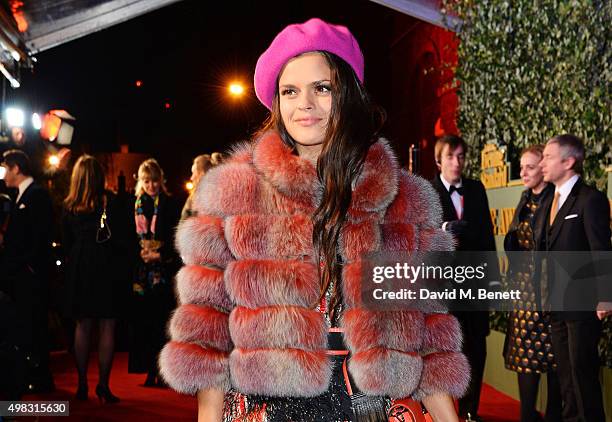 Bip Ling arrives at The London Evening Standard Theatre Awards in partnership with The Ivy at The Old Vic Theatre on November 22, 2015 in London,...