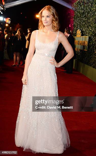 Ruth Wilson arrives at The London Evening Standard Theatre Awards in partnership with The Ivy at The Old Vic Theatre on November 22, 2015 in London,...