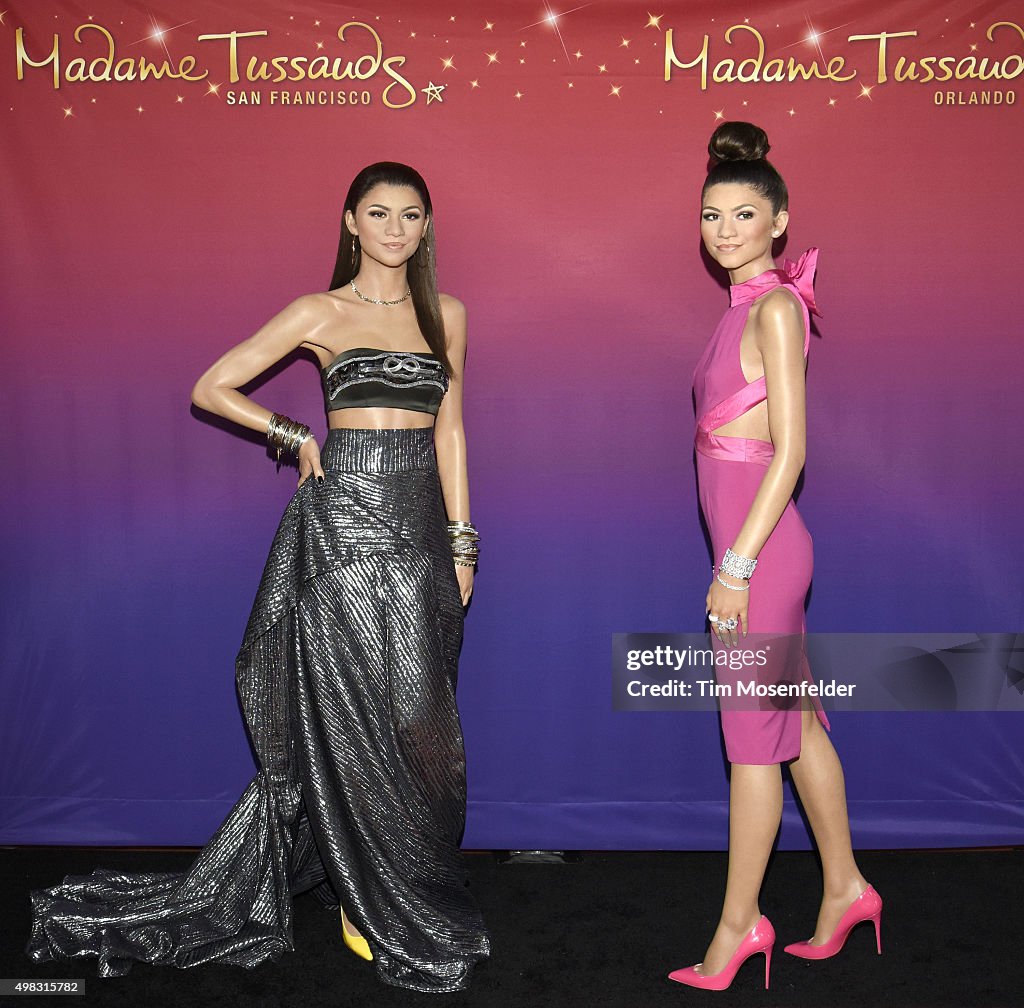 Zendaya Celebrates Unveiling Of Two New Figures For Madame Tussauds