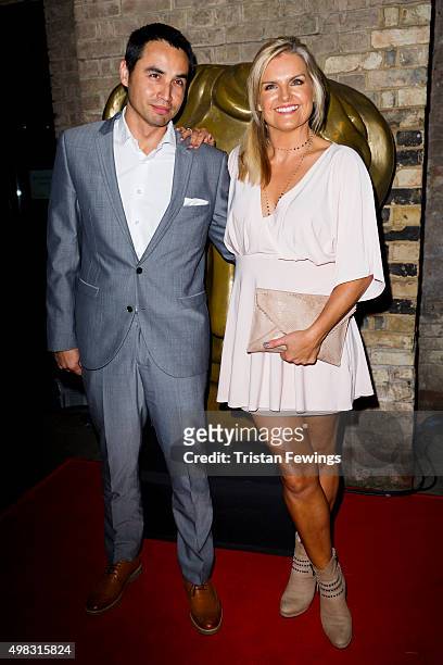 Katy Hill and Trey Farley attend the British Academy Children's Awards at The Roundhouse on November 22, 2015 in London, England.