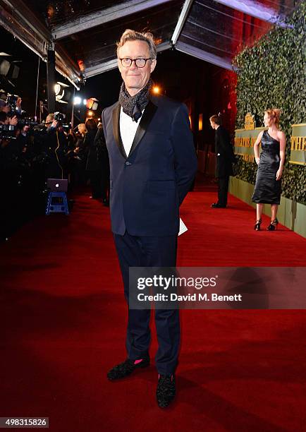 Alex Jennings arrives at The London Evening Standard Theatre Awards in partnership with The Ivy at The Old Vic Theatre on November 22, 2015 in...