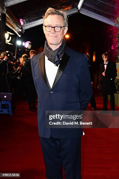 Alex Jennings arrives at The London Evening Standard Theatre Awards in partnership with The Ivy at The Old Vic Theatre on November 22, 2015 in...