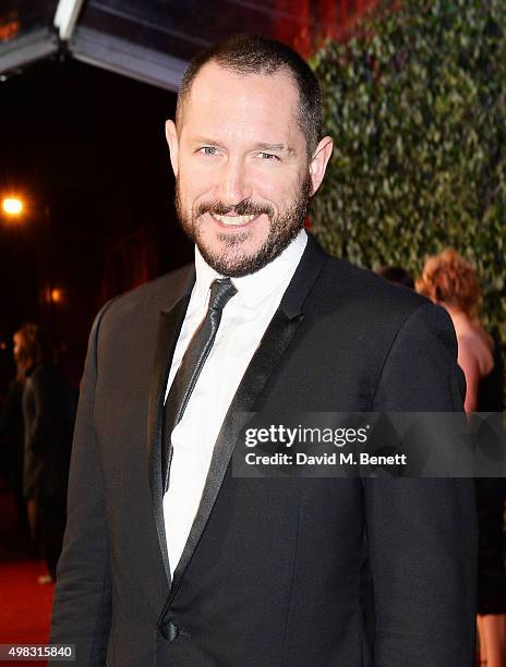 Bertie Carvel arrives at The London Evening Standard Theatre Awards in partnership with The Ivy at The Old Vic Theatre on November 22, 2015 in...