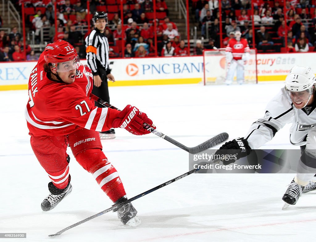 Los Angeles Kings v Carolina Hurricanes