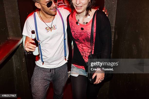 night clubbing party people - berlin nightlife stock pictures, royalty-free photos & images