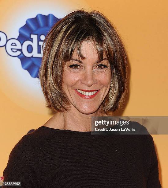 Actress Wendie Malick attends the All-Star Dog Rescue Celebration at Barker Hangar on November 21, 2015 in Santa Monica, California.