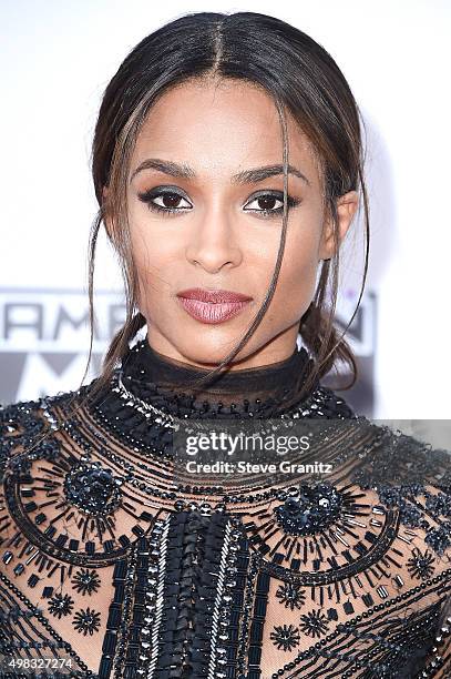 Singer Ciara attends the 2015 American Music Awards at Microsoft Theater on November 22, 2015 in Los Angeles, California.