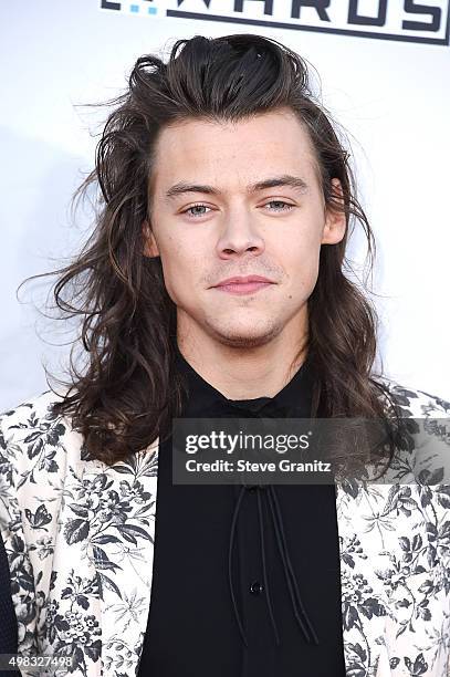 Singer Harry Styles attends the 2015 American Music Awards at Microsoft Theater on November 22, 2015 in Los Angeles, California.