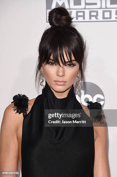 Model Kendall Jenner attends the 2015 American Music Awards at Microsoft Theater on November 22, 2015 in Los Angeles, California.