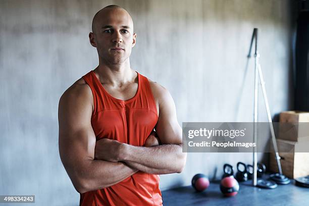 being an example of motivation for fitness - vest stock pictures, royalty-free photos & images