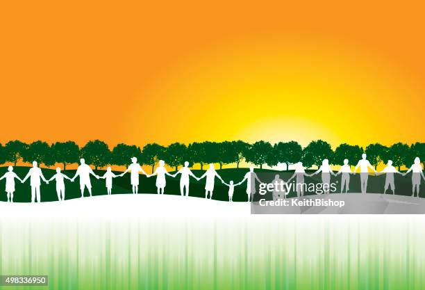 teamwork, holding hands - united community background - teens making a difference stock illustrations