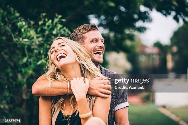 happy and in love - ungt par bildbanksfoton och bilder
