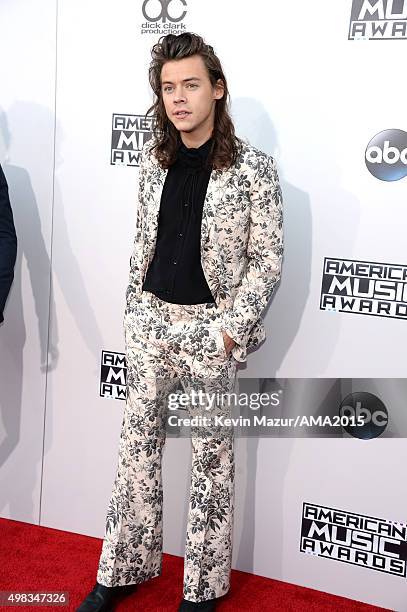 Harry Styles attends the 2015 American Music Awards at Microsoft Theater on November 22, 2015 in Los Angeles, California.